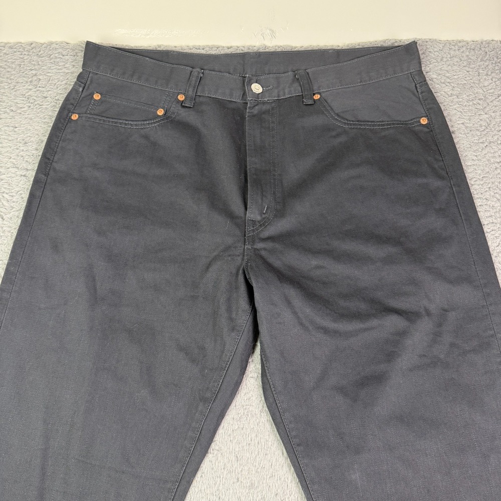 Buck Mason Ford Standard Officer Pants Mens 36x34 (Fits 38) Gray Sateen Chino